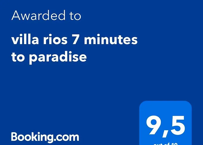 Villa Rios 7 Minutes To Paradise